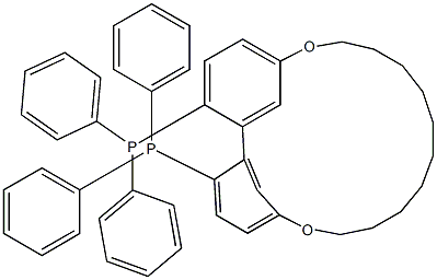 (R)-5,5'-癸二甲氧基-2,2'-双(二苯基膦基)联苯 结构式