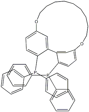 (S)-5,5'-Nonamethylenedioxy-2,2'-bis(diphenylphosphino)biphenyl Struktur