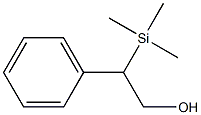 2-phenyl-2-(trimethylsilyl)ethanol 化学構造式