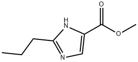 METHYL 2-PROPYL-1H-IMIDAZOLE-5-CARBOXYLATE Struktur