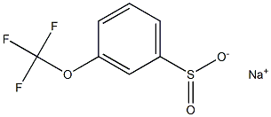 sodium:3-(trifluoromethoxy)benzenesulfinate, 1233501-75-1, 结构式