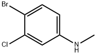 4-bromo-3-chloro-N-methylaniline Structure