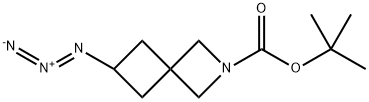 tert-butyl 6-azido-2-azaspiro[3.3]heptane-2-carboxylate 结构式