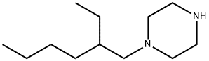 1-(2-ethylhexyl)piperazine Struktur