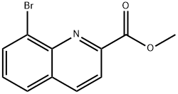 8-Bromo-quinoline-2-carboxylic acid methyl ester 结构式