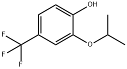 2-Isopropoxy-4-(trifluoromethyl)phenol Struktur