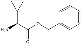 RS-2-Cyclopropylglycine phenylmethyl ester Structure