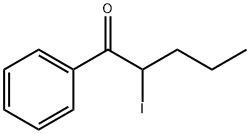 2-碘-1-苯基-1-戊酮,124878-55-3,结构式