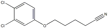 5-(3,4-dichlorophenoxy)pentanenitrile Structure