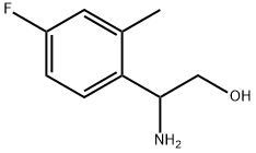 2-AMINO-2-(4-FLUORO-2-METHYLPHENYL)ETHAN-1-OL Structure