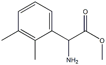 METHYL2-AMINO-2-(2,3-DIMETHYLPHENYL)ACETATE, 1251334-14-1, 结构式
