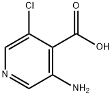 3-氨基-5-氯异烟酸, 1256785-41-7, 结构式