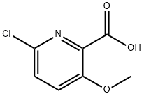 6-氯-3-甲氧基吡啶甲酸, 1256787-98-0, 结构式