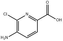 5-氨基-6-氯吡啶甲酸, 1256819-07-4, 结构式