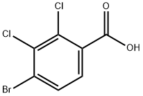 4-Bromo-2,3-dichlorobenzoic acid, 1257517-66-0, 结构式