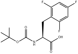 Boc-2,4,6-Trifluoro-DL-Phenylalanine,1260004-38-3,结构式