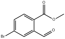 methyl 4-bromo-2-formylbenzoate Structure