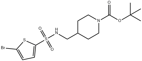 tert-butyl 4-((5-bromothiophene-2-sulfonamido)methyl)piperidine-1-carboxylate