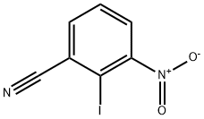 2-iodo-3-nitrobenzonitrile Structure