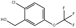 2-クロロ-5-トリフルオロメトキシベンジルアルコール 化学構造式