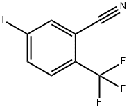5-iodo-2-(trifluoromethyl)benzonitrile Structure