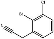 2-bromo-3-chlorophenylacetonitrile Structure