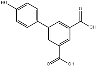 4-(3,5-ジカルボキシフェニル)フェノール 化学構造式