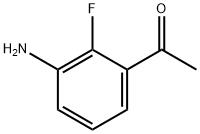1-(3-AMINO-2-FLUORO-PHENYL)-ETHANONE, 1262098-06-5, 结构式