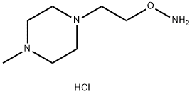 O-(2-(4-METHYLPIPERAZIN-1-YL)ETHYL)HYDROXYLAMINE HYDROCHLORIDE, 1262682-23-4, 结构式