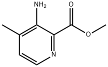 3-Amino-4-methyl-pyridine-2-carboxylic acid methyl ester Struktur