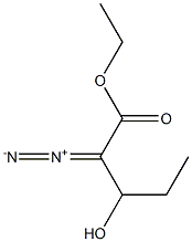 Pentanoic acid, 2-diazo-3-hydroxy-, ethyl ester,126580-08-3,结构式