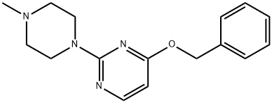 4-(benzyloxy)-2-(4-methylpiperazin-1-yl)pyrimidine,1268273-86-4,结构式