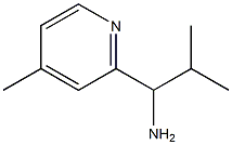 2-methyl-1-(4-methylpyridin-2-yl)propan-1-amine Structure