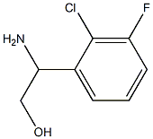 2-AMINO-2-(2-CHLORO-3-FLUOROPHENYL)ETHAN-1-OL Structure