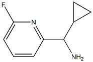 cyclopropyl(6-fluoropyridin-2-yl)methanamine Struktur
