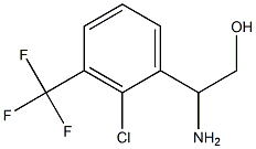2-AMINO-2-[2-CHLORO-3-(TRIFLUOROMETHYL)PHENYL]ETHAN-1-OL Structure