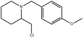 2-(氯甲基)-1-(4-甲氧基苄基)哌啶 结构式
