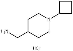 (1-Cyclobutylpiperidin-4-yl)methanaminedihydrochloride Structure
