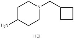 1-(Cyclobutylmethyl)piperidin-4-amine dihydrochloride Struktur