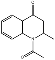 1-乙酰基-2-甲基-2,3-二氢喹啉-4(1H)-酮, 128649-34-3, 结构式