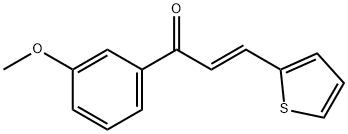 (2E)-1-(3-methoxyphenyl)-3-(thiophen-2-yl)prop-2-en-1-one,1287790-77-5,结构式