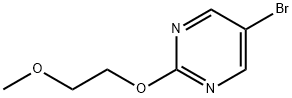 5-溴-2-(2-甲氧基乙氧基)嘧啶 结构式