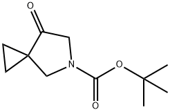 Tert-Butyl 7-Oxo-5-Azaspiro[2.4]Heptane-5-Carboxylate Struktur