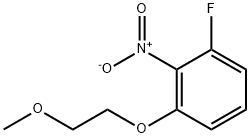 1-Fluoro-3(2-methoxyethoxy)-2-nitrobenzene Structure