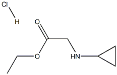 DL-Cyclopropylglycine ethyl ester hydrochloride 化学構造式