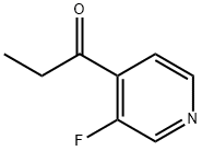 1-(3-FLUOROPYRIDIN-4-YL)PROPAN-1-ONE 化学構造式