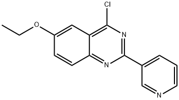 Quinazoline, 4-chloro-6-ethoxy-2-(3-pyridinyl)- 结构式
