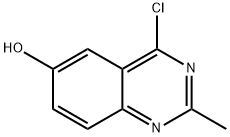 4-CHLORO-6-HYDROXY-2-METHYL-QUINAZOLINE, 1314922-20-7, 结构式