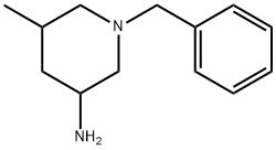 1-Benzyl-5-methylpiperidin-3-amine 结构式