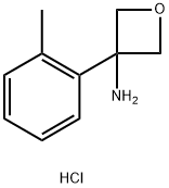 3-o-Tolyloxetan-3-amine hydrochloride Struktur